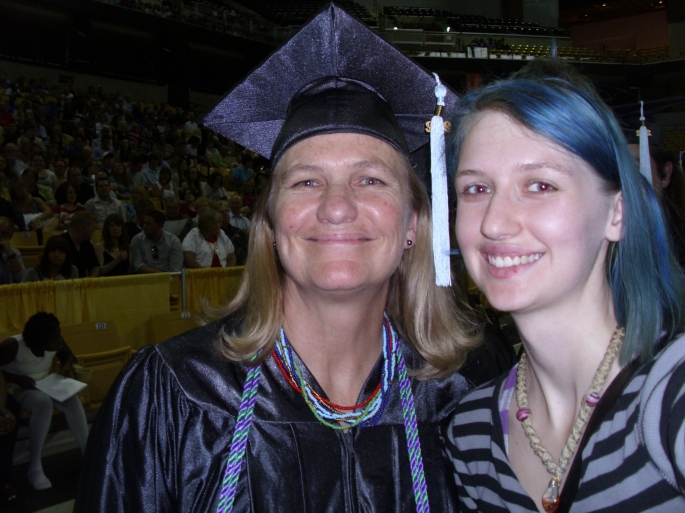 Commencement Day (with my daughter Haley)