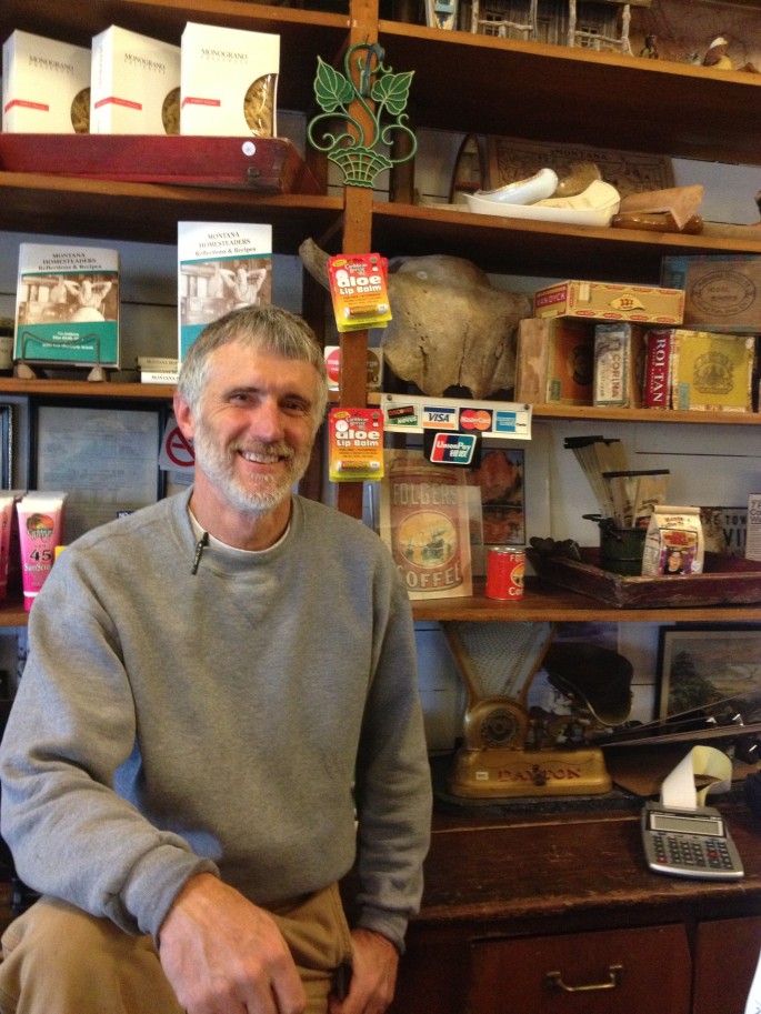 Jim is one of the proprietors of Virgelle Mercantille and Antique and Canoe Service, along with Don/
