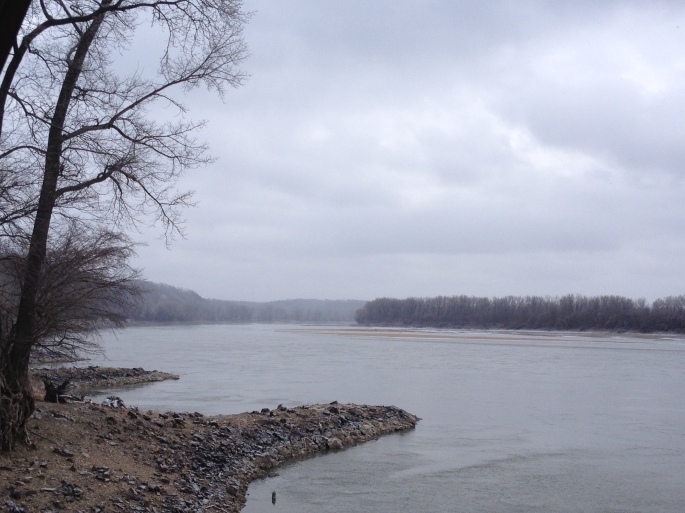 The Missouri River at Cooper's Landing, MO